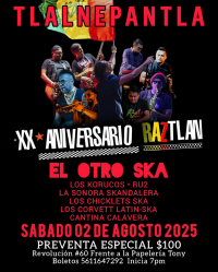 XX Aniversario Raztlan