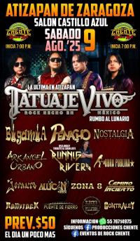 Tatuaje Vivo – La Última en Atizapán