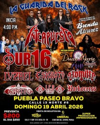 Interpuesto en La Guarida del Rock – Tour 16 en Puebla
