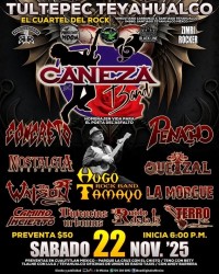 Homenaje en Vida para el Poeta del Asfalto – CANEZA Band 2015 Evento de rock con múltiples bandas invitadas.