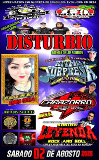 Disturbio y Sonidos Rock en Neza