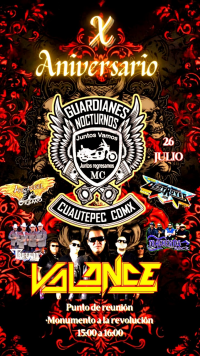  X Aniversario Guardianes Nocturnos MC Cuautpec CDMX