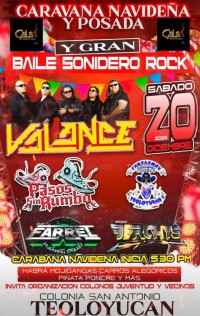 Caravana Navideña, Posada y Gran Baile Sonidero Rock