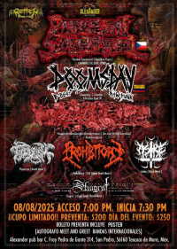 Alexander Multiforo presenta un concierto con varias bandas de metal y punk.